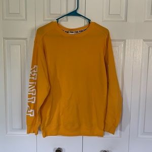 Pink Victoria Secret Yellow Sweater